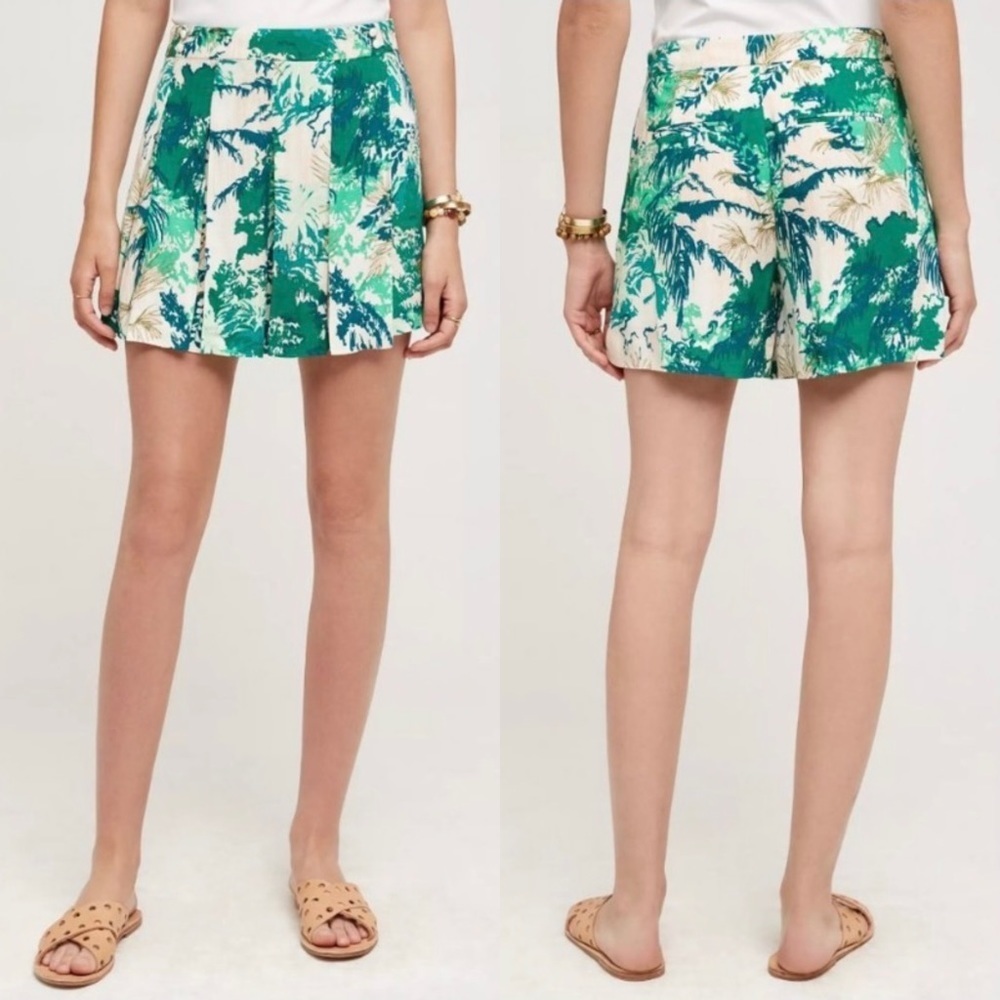 Anthropologie Elevenses Kadu Pleated Skort‎